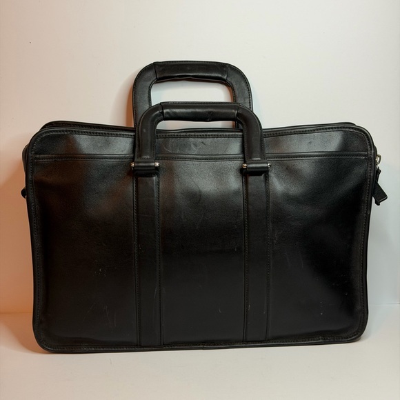 Coach Lexington Embassy Black Leather Briefcase - Picture 5 of 15